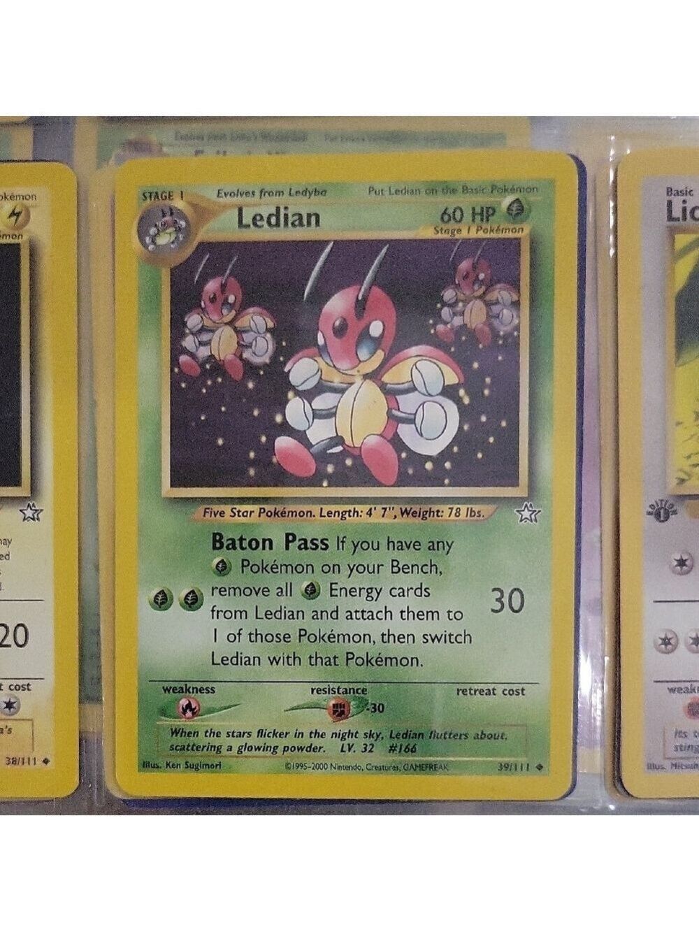 Pokemon Ledian Card
